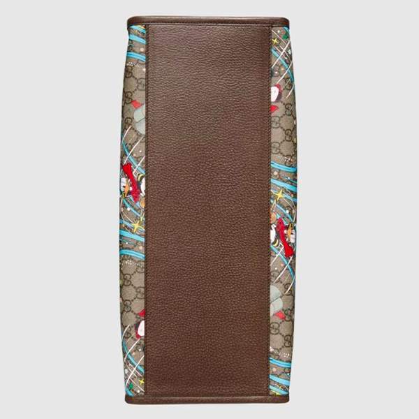 限定コラボ!グッチxDISNEY★ドナルドダック★ラージトート650037 2O4AT 8679